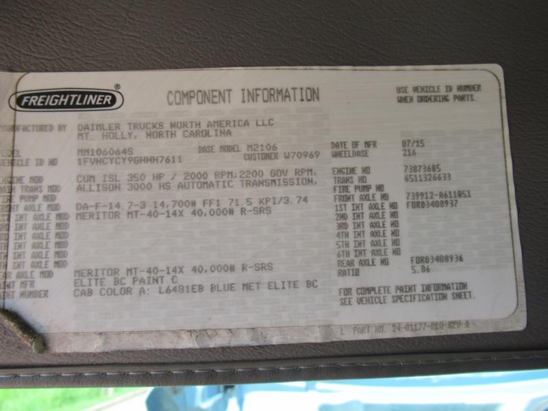 2016 Freightliner BUSINESS CLASS M2 106 - 20