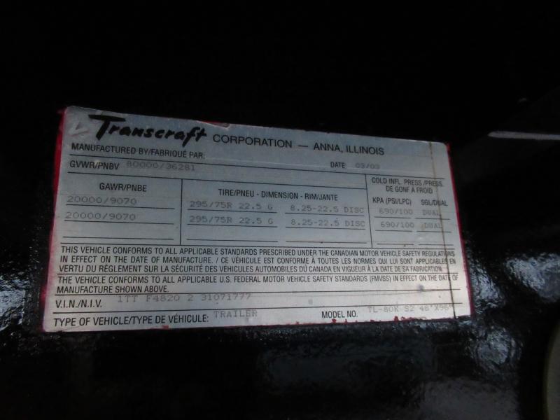 2003 TRANSCRAFT TL-80K - 10