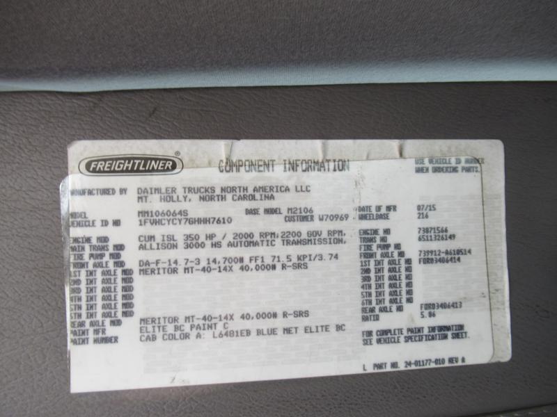 2016 Freightliner BUSINESS CLASS M2 106 - 21