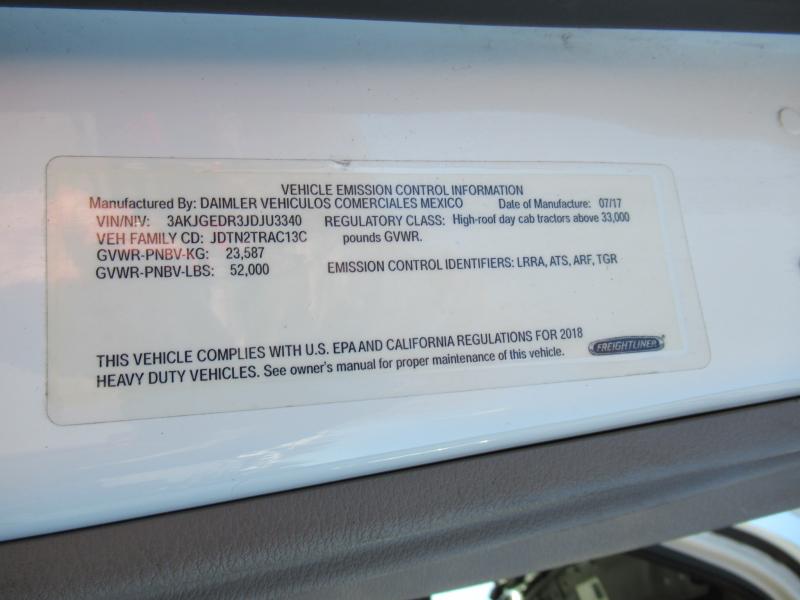 2018 Freightliner CASCADIA - 8